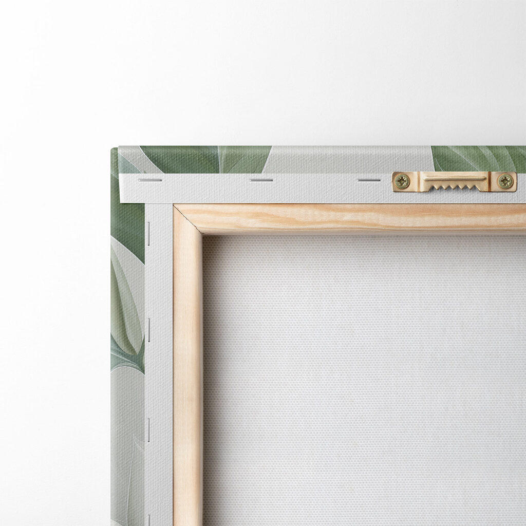 - Serene botanical elegance in soft hues