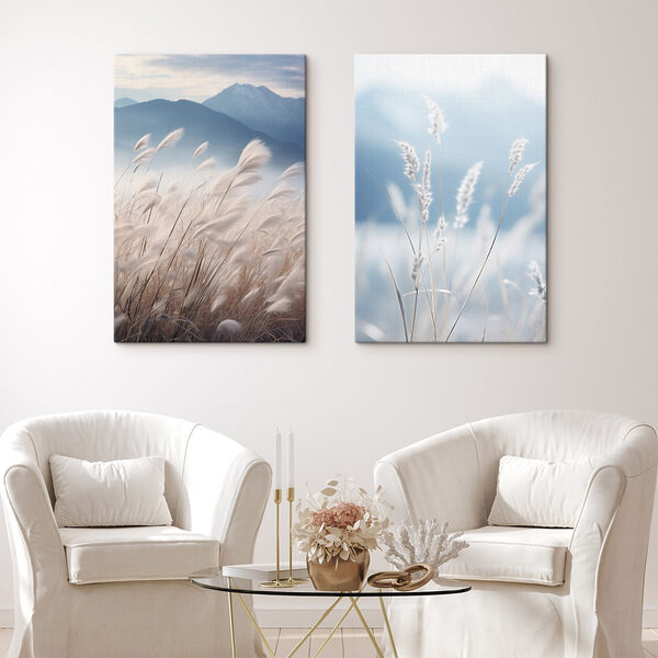 Whispers of soft grasslands and mountains