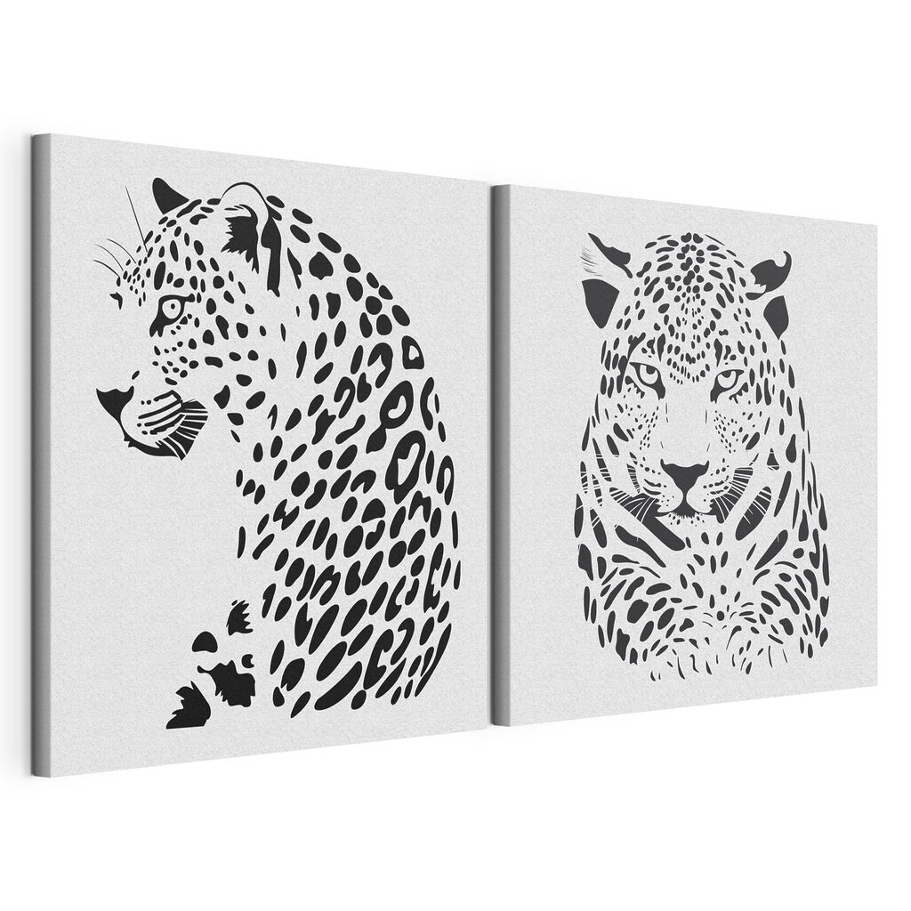 Majestic feline in striking design