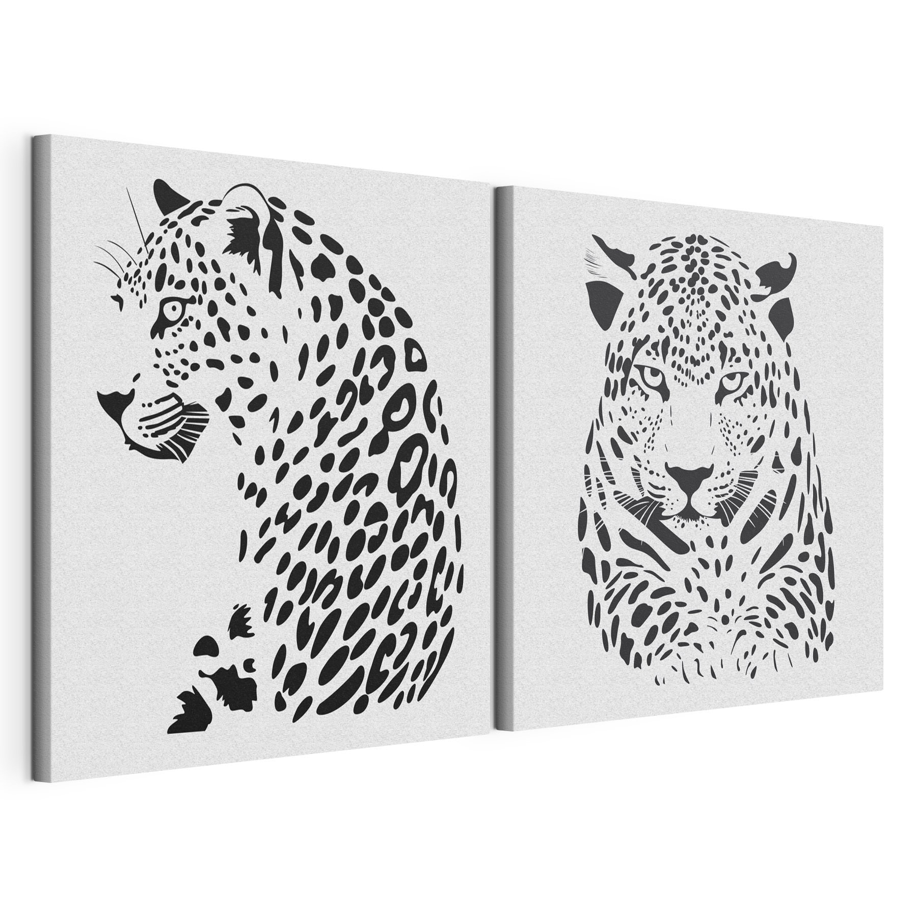 Majestic feline in striking design