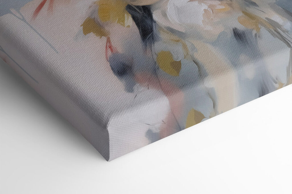 Delicate blooms in soft pastel hues