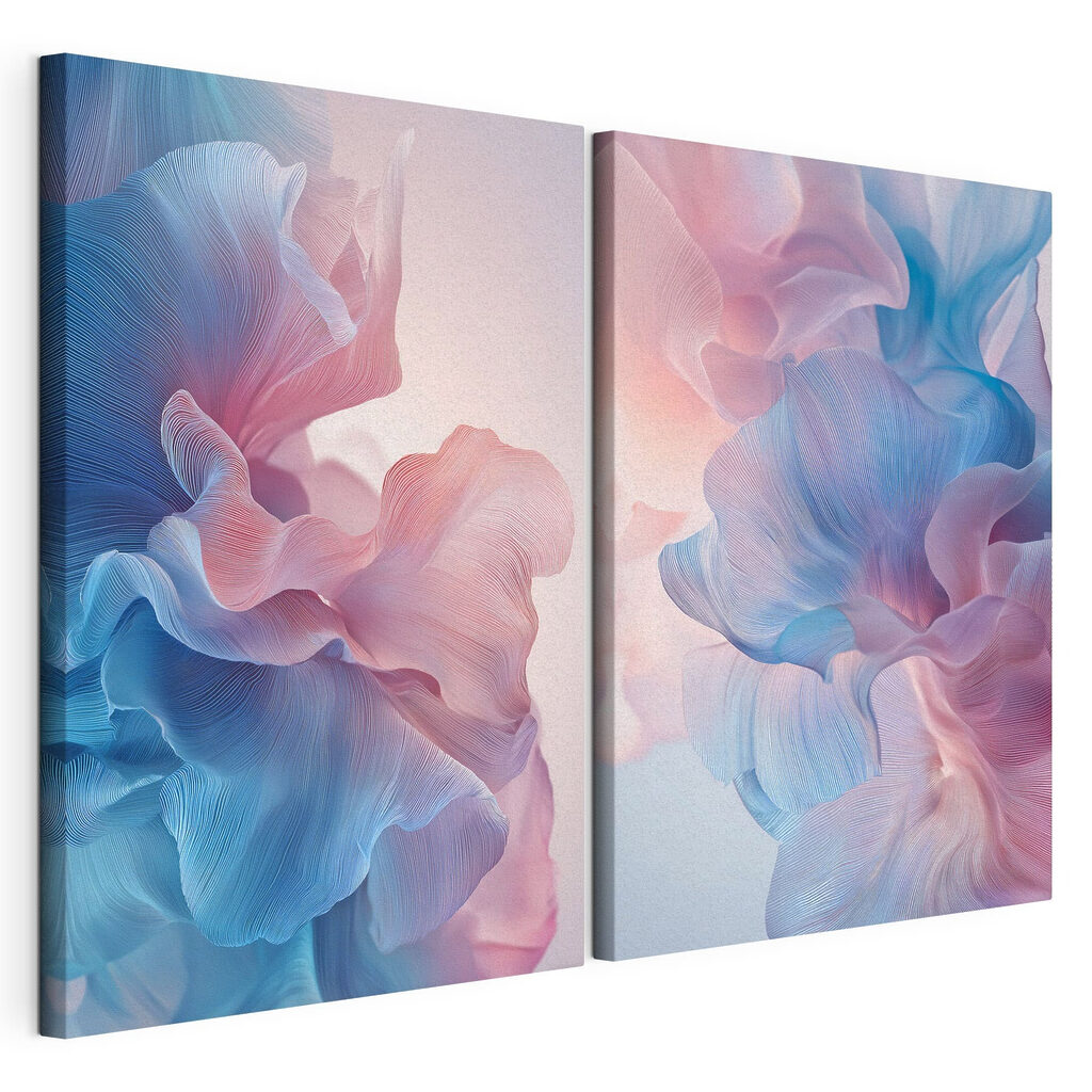 Delicate swirls of soft hues