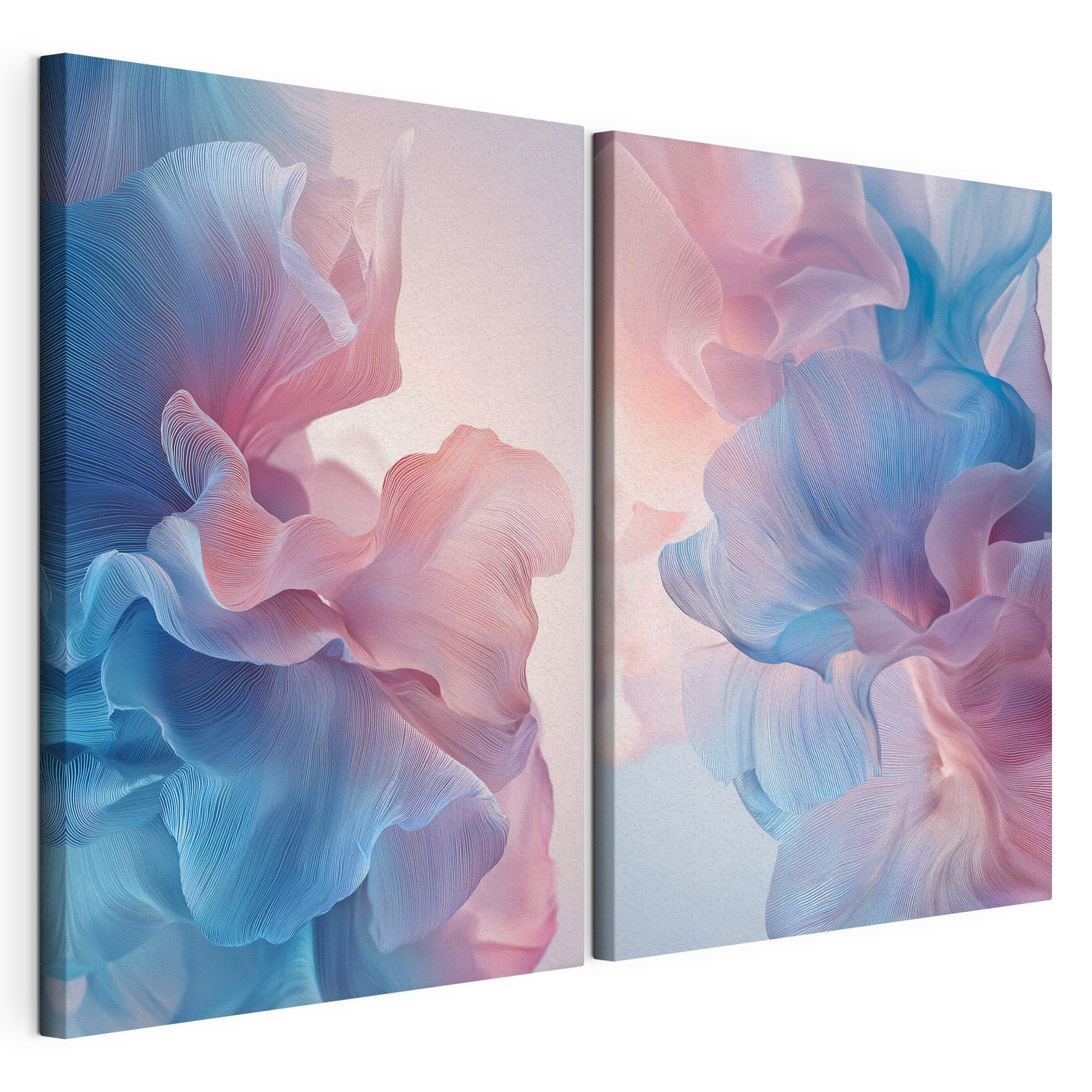 Delicate swirls of soft hues