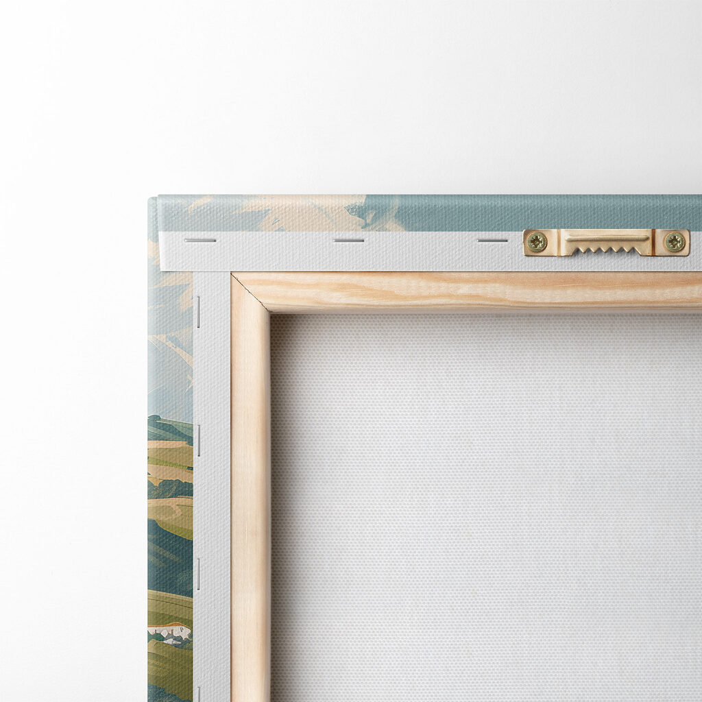 Painting of a town