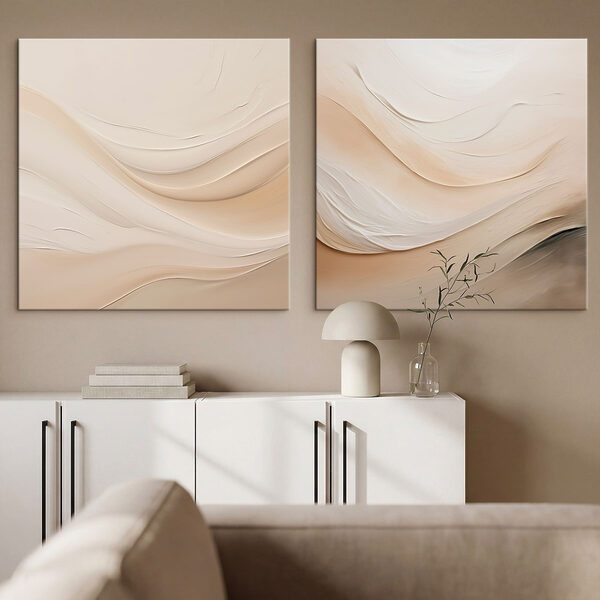 Soft hues blend in gentle waves