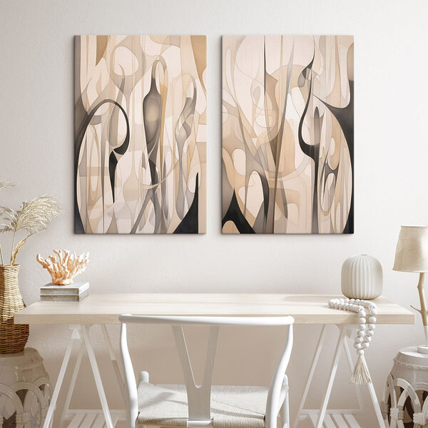 Pair of art pieces