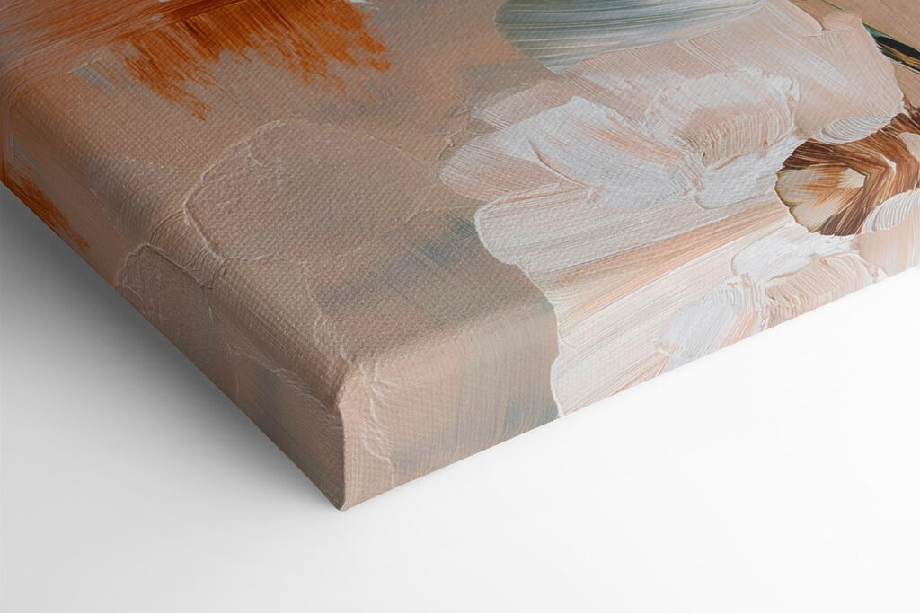 Delicate blooms in soft, warm tones