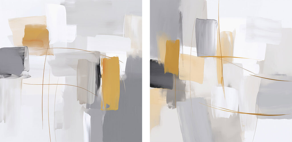 Pair of art pieces