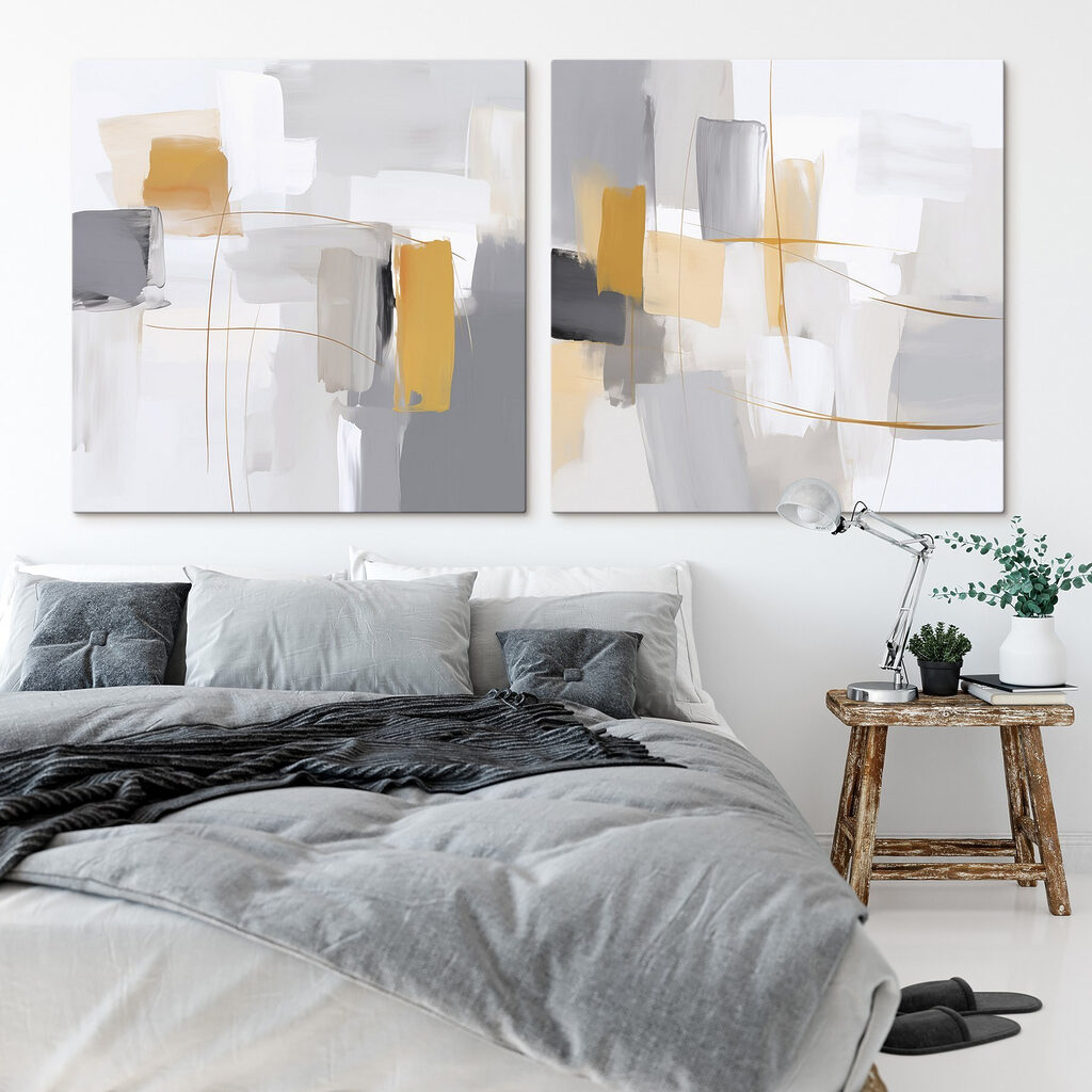 Pair of art pieces