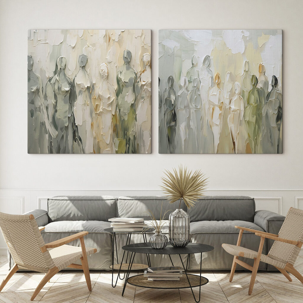 Painting of a group of people