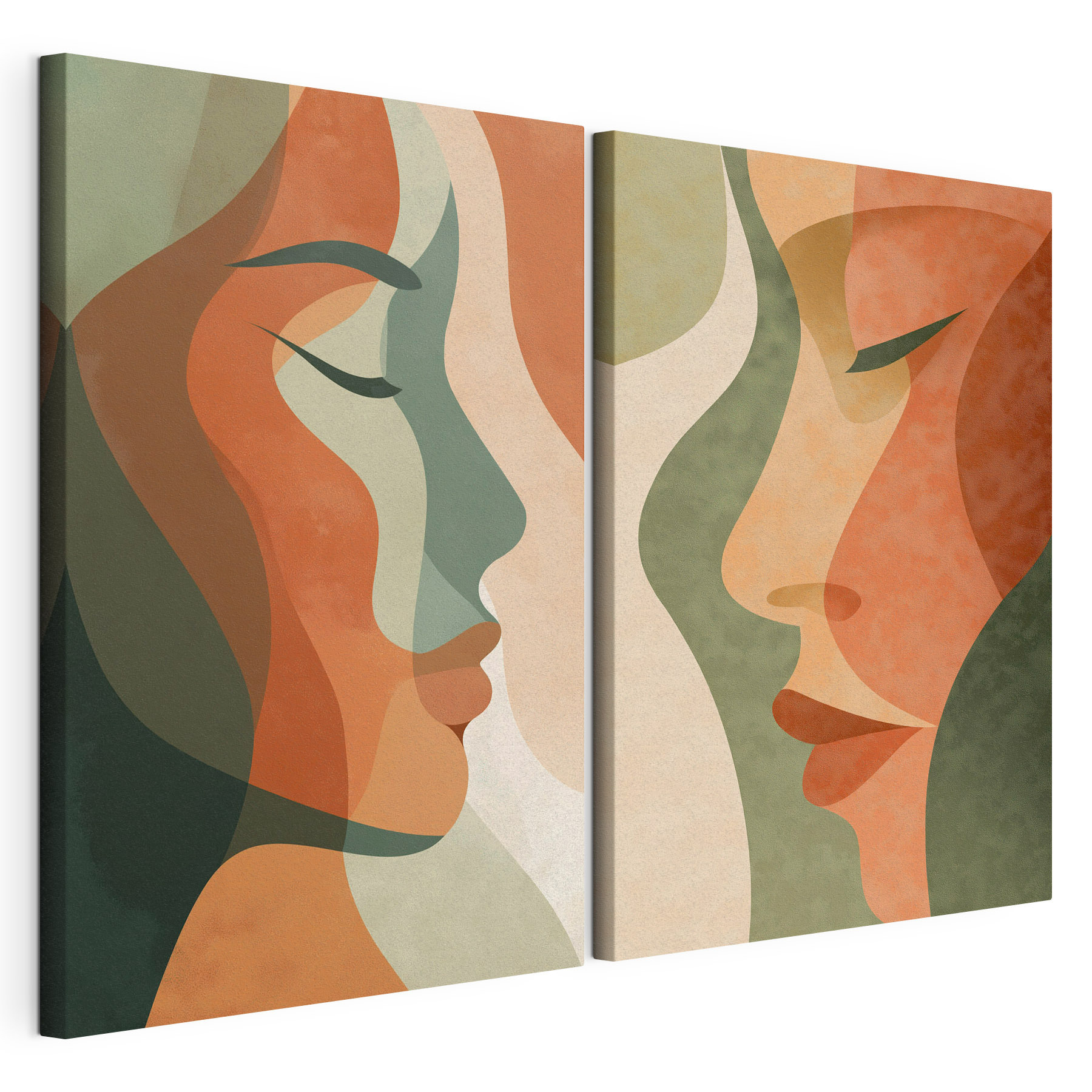 Side view of a woman's face