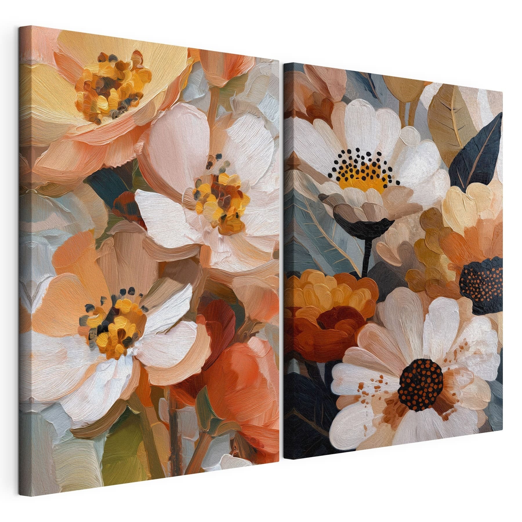 Floral beauty in warm tones