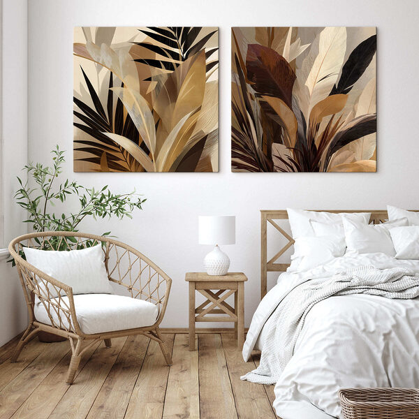 Elegant fusion of earth tones