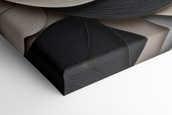 Elegant layers of flowing shapes