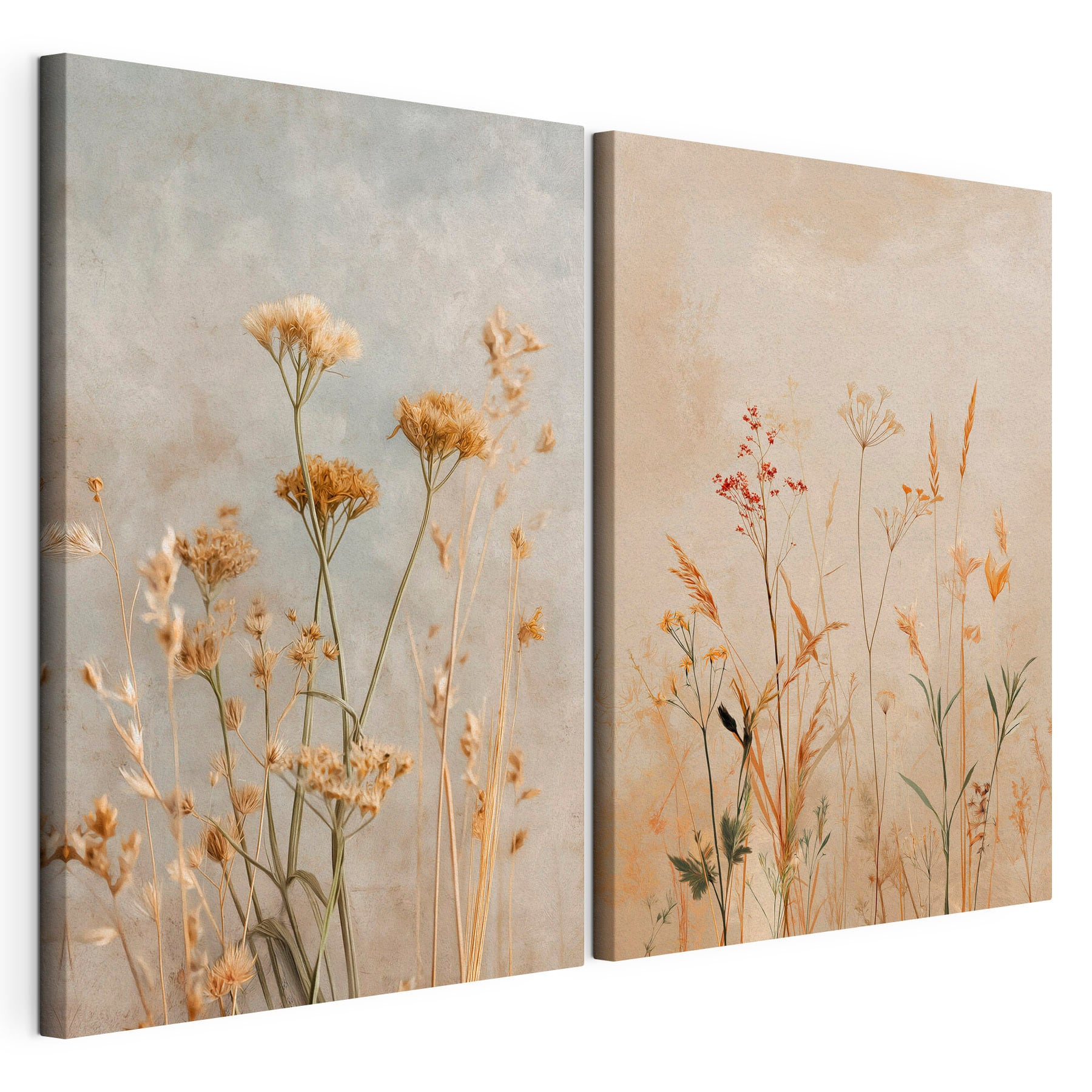 Delicate blooms in soft tones