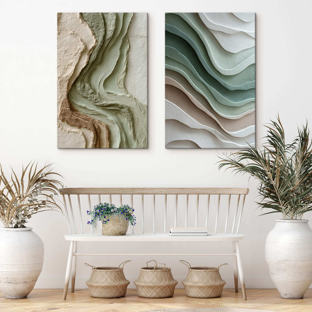 Natural curves in soft tones
