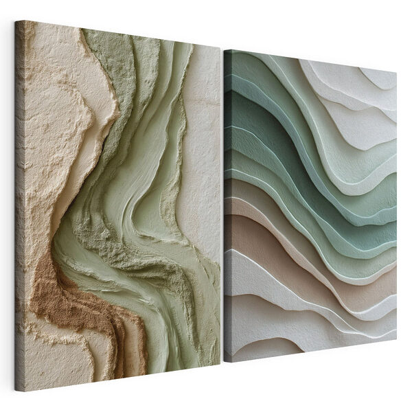 Natural curves in soft tones
