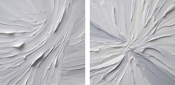 Flowing textures in soft hues