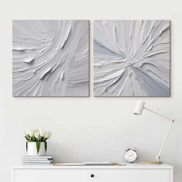Flowing textures in soft hues