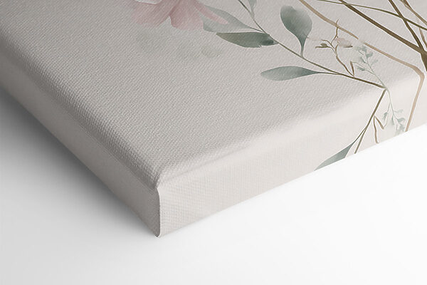 Couple of flowers on a white background