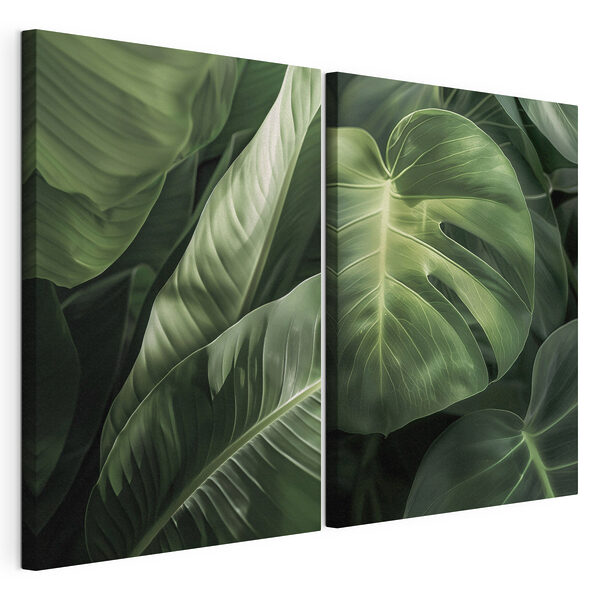 Lush greenery in harmonious patterns
