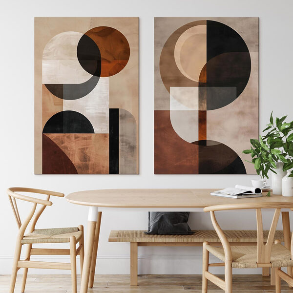 Pair of art pieces