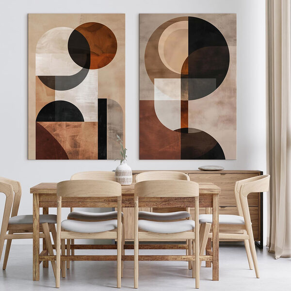 Pair of art pieces