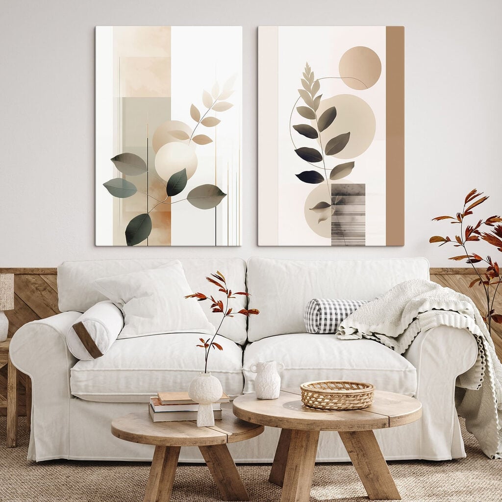 Soft hues and organic forms unite