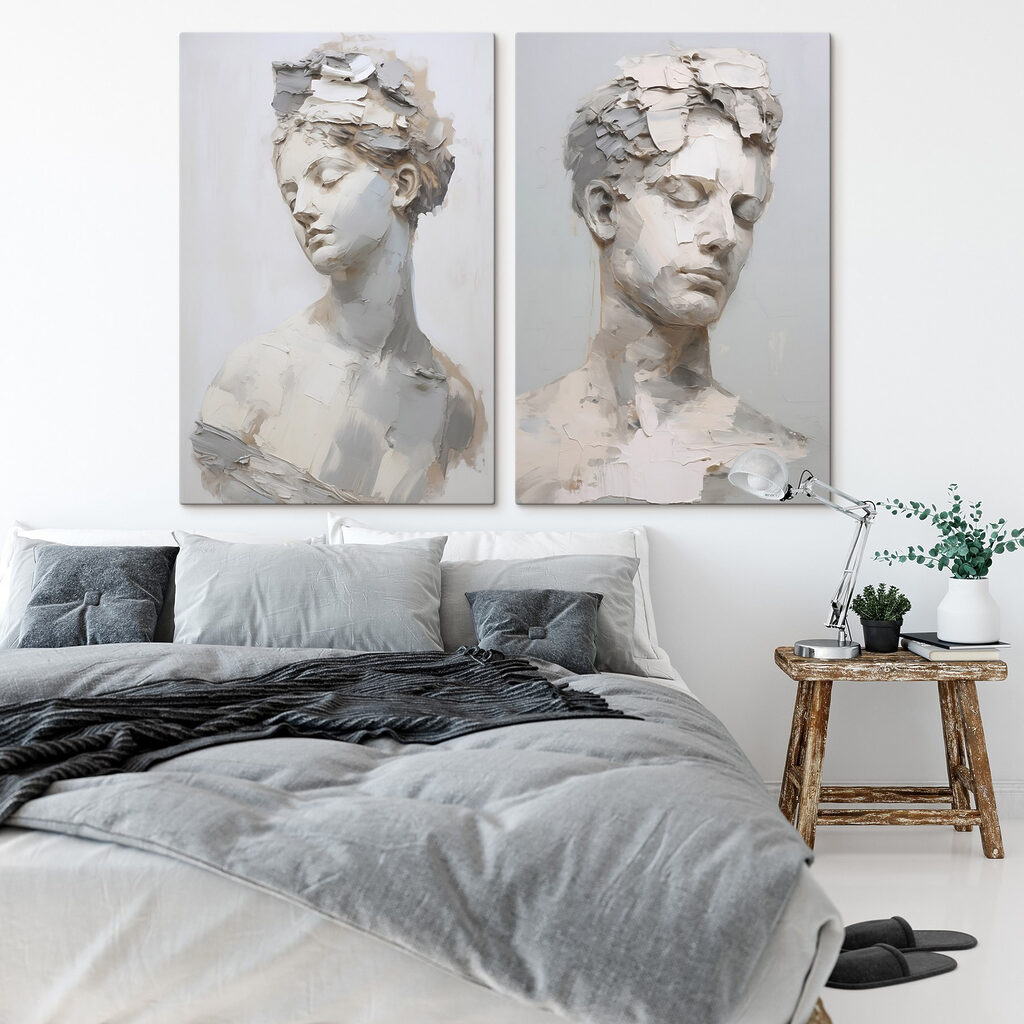 Collage of a woman's head