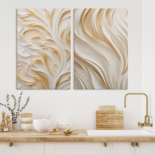 Flowing Lines with Soft Tones