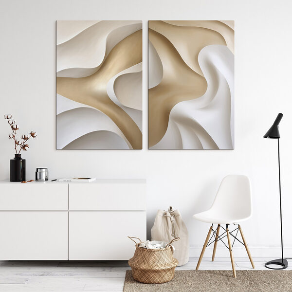 Flowing Lines in Soft Shades