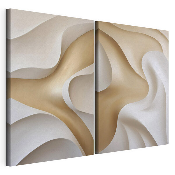 Flowing Lines in Soft Shades