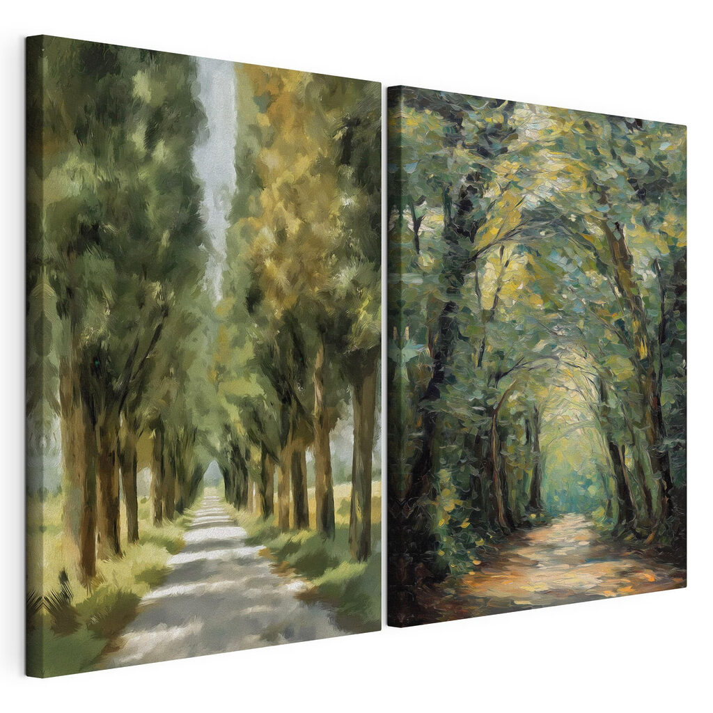 Path with trees on it