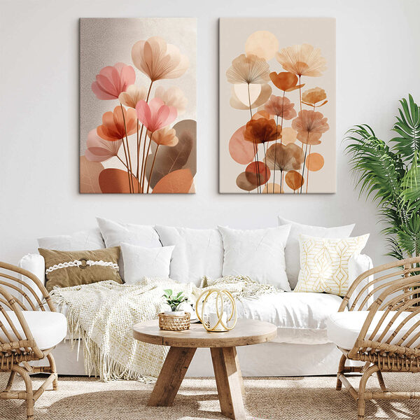 Soft hues in blooming harmony