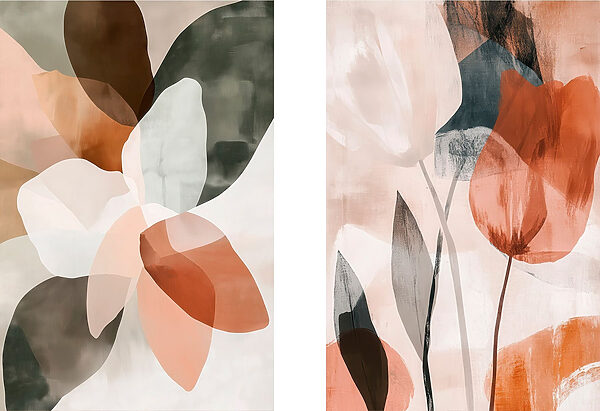 Delicate hues blend in soft harmony