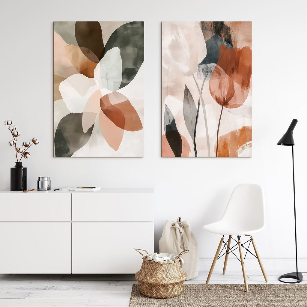 Delicate hues blend in soft harmony