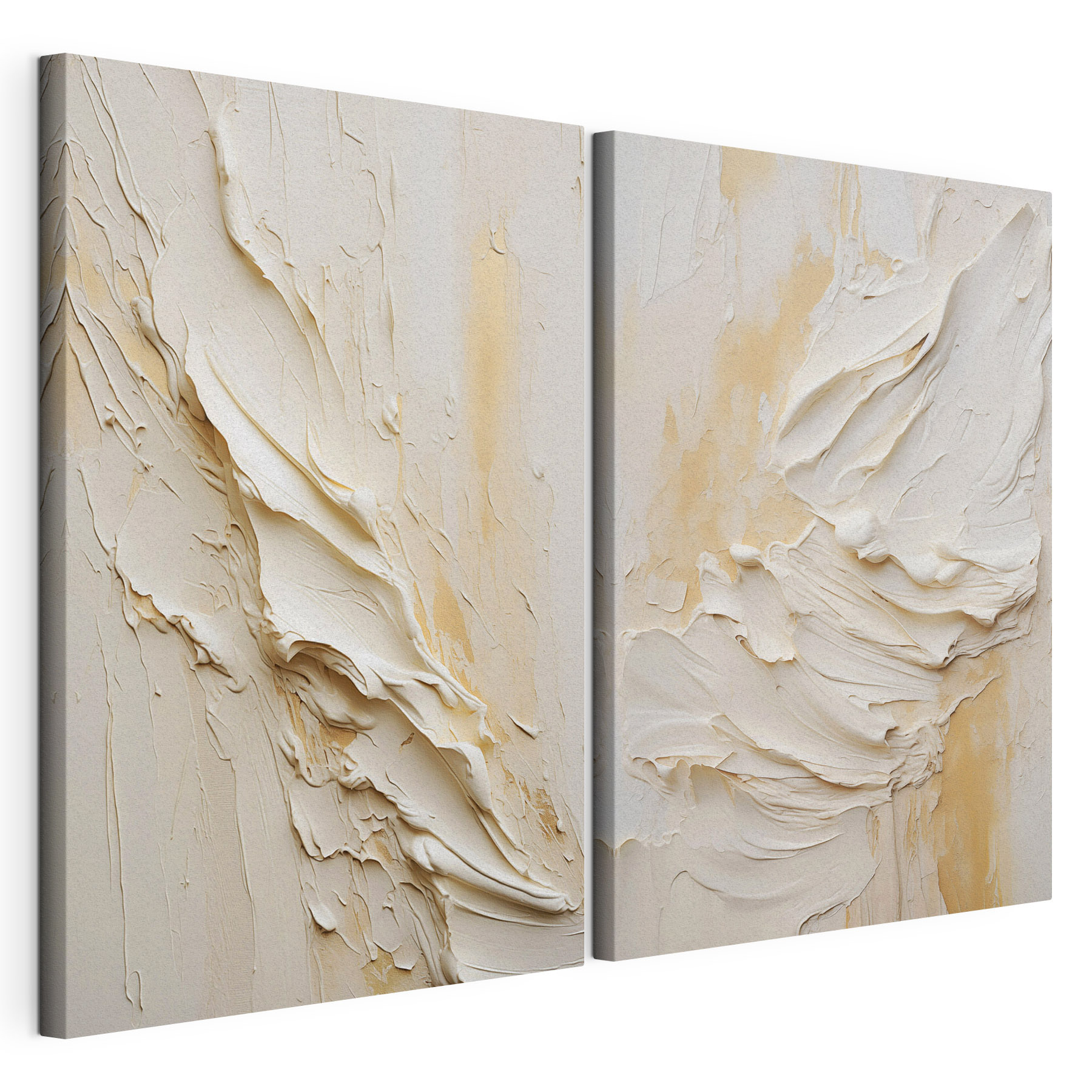 Abstract layers of soft neutral tones
