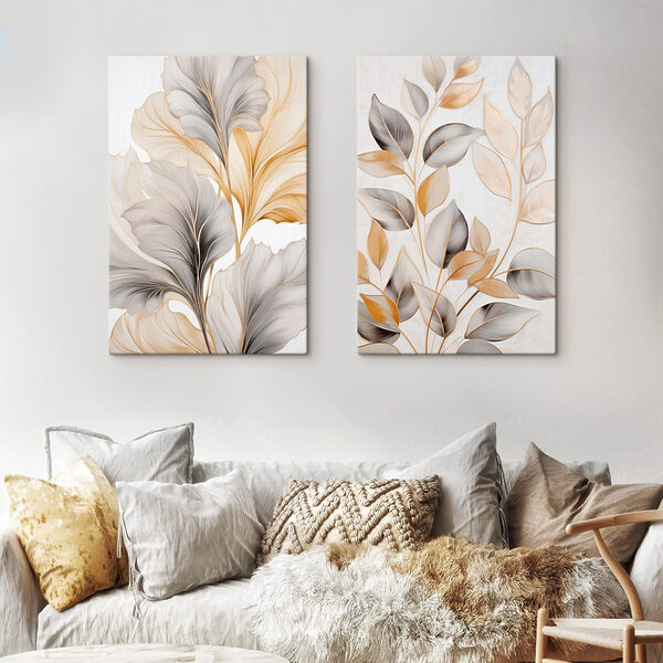 Nature-inspired elegance in soft tones