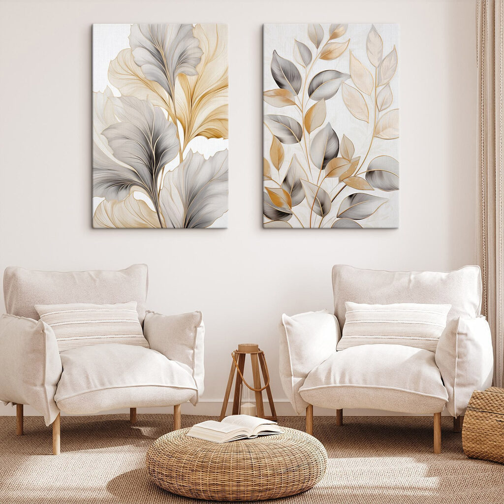 Nature-inspired elegance in soft tones