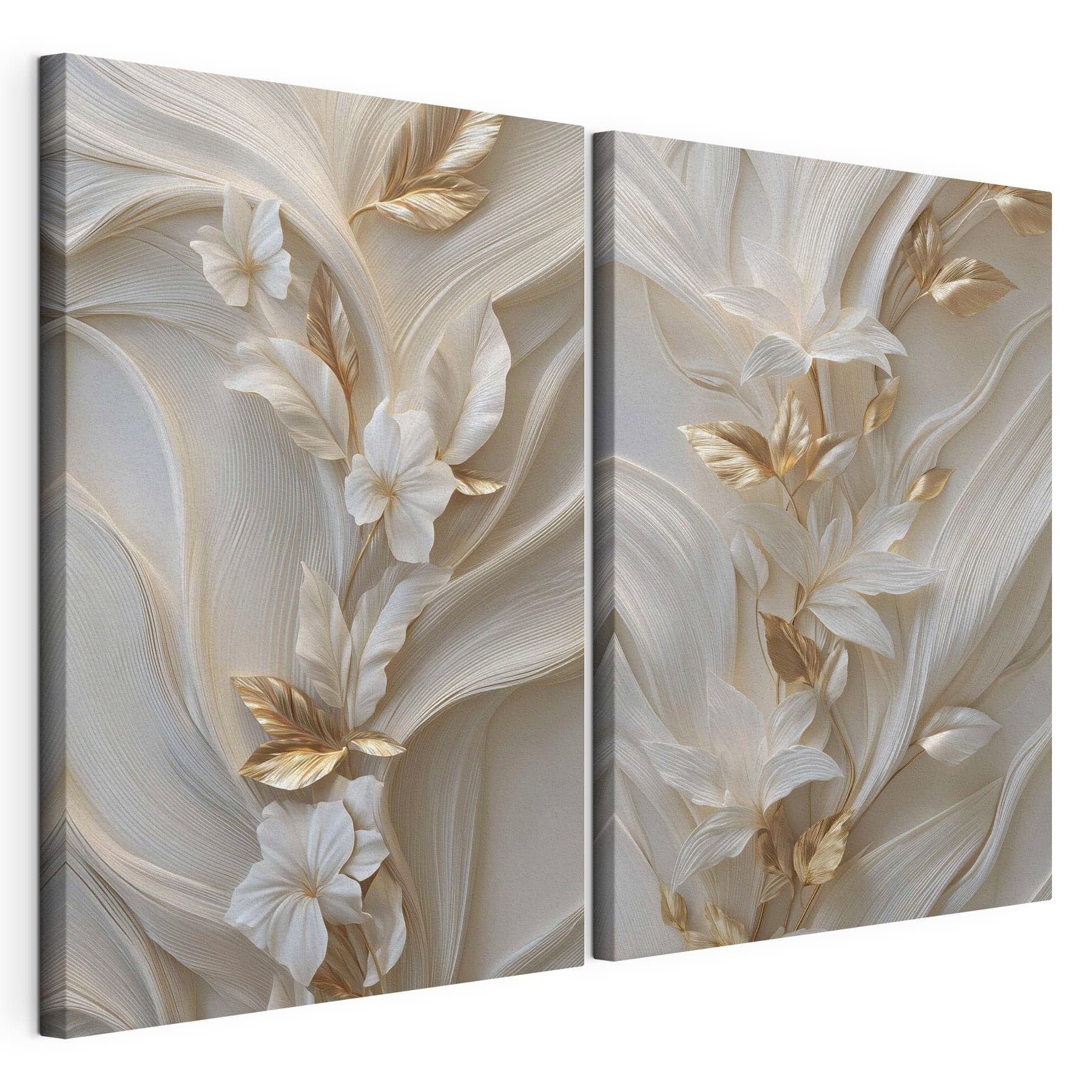 Elegant floral design in soft tones