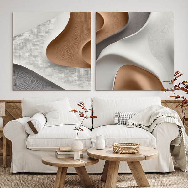 Elegant curves in contrasting shades