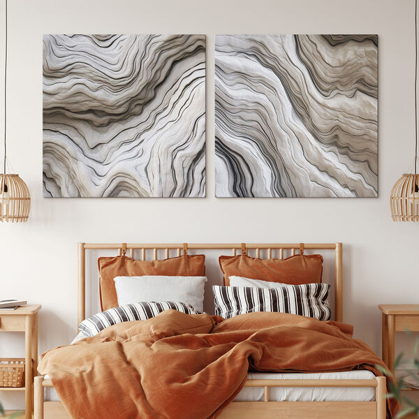 Flowing lines in soft neutrals