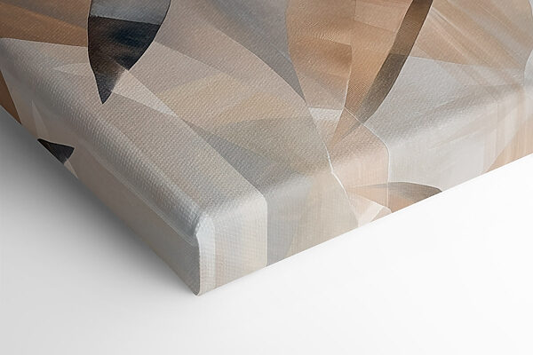 Fluid forms in warm hues