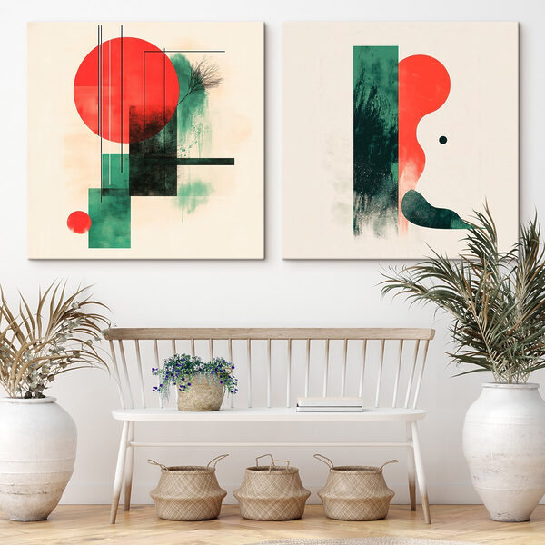 Two art pieces of art