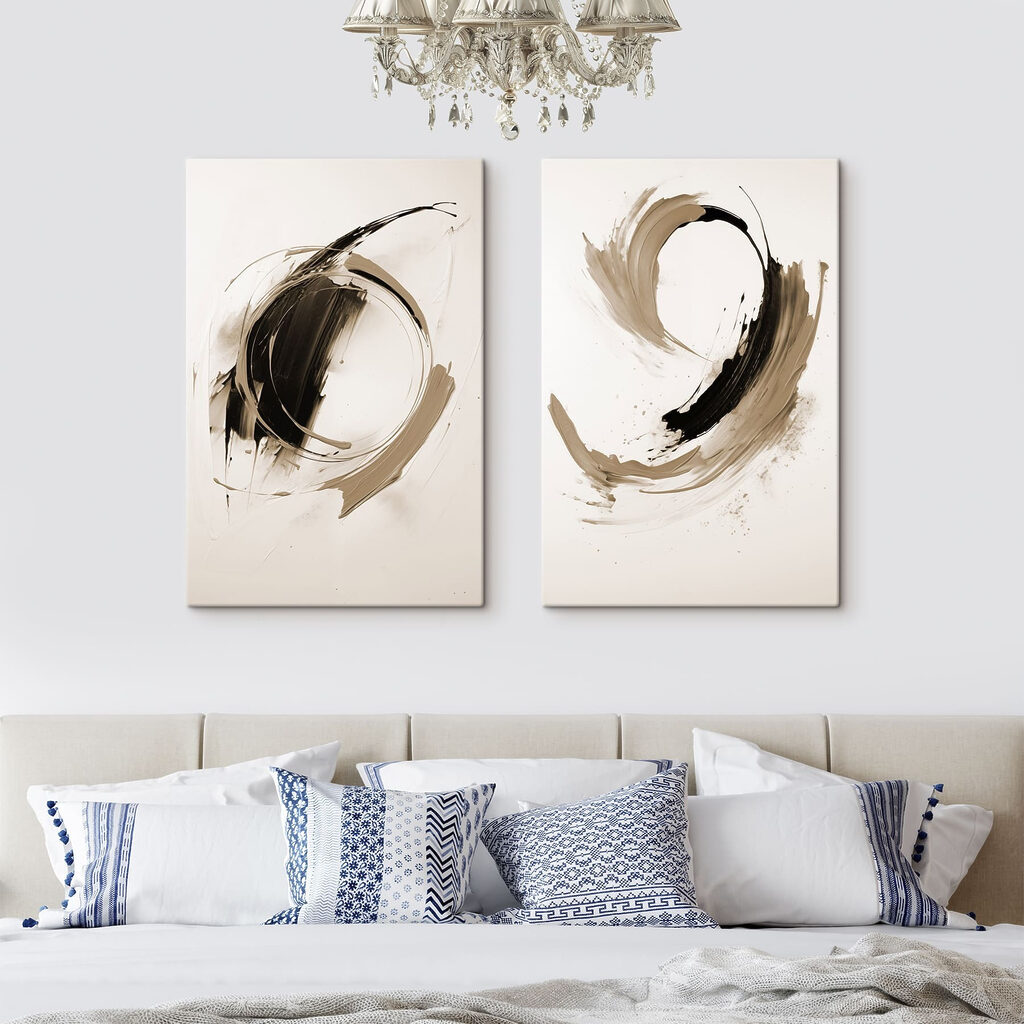 Dynamic strokes of contrasting hues