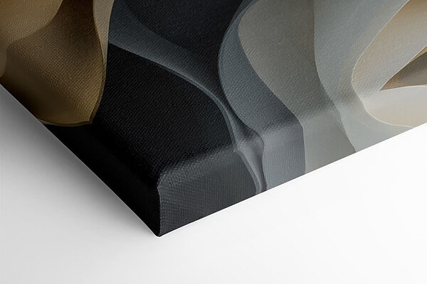 Fluid forms in harmonious colors
