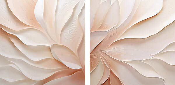 Soft curves in gentle hues