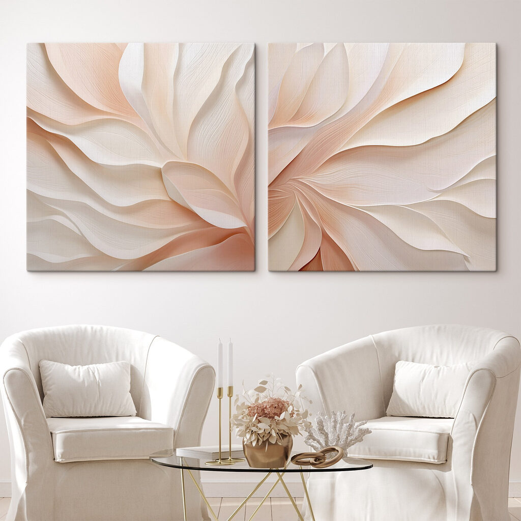 Soft curves in gentle hues