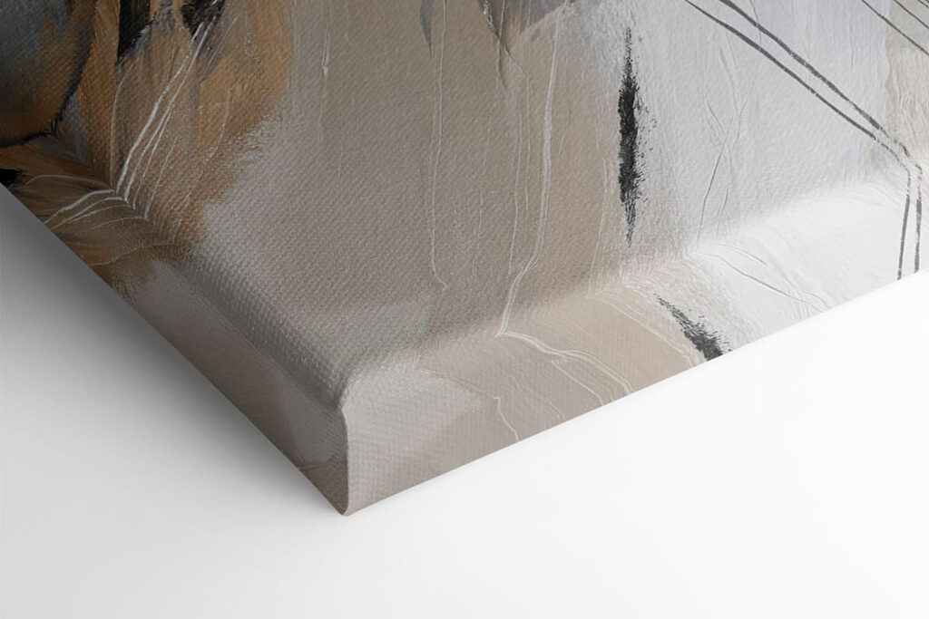 Abstract expressions in earthy tones