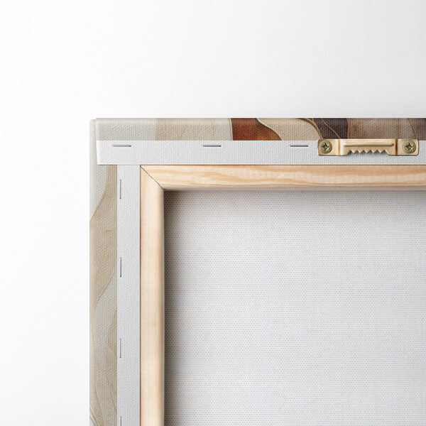 Flowing forms in earthy tones